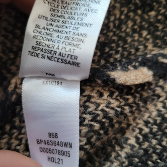 BP Women's Safari Swirl Sweater Skirt 4X Multicolor Knit Stretch Animal Print - Picture 5 of 8